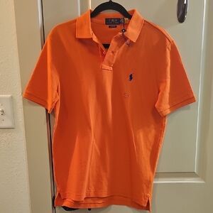 Polo by Ralph Lauren Men's Bright Orange Polo Shirt